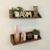 Daniel Wooden Wall Shelf Organiser