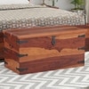 Stainfiled Solid Wood Bench in Teak Finish