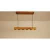 Felix 24 Brown Wooden LED Hanging Lamp