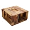 Wayne Sheesham Wood Coffee Table In Natural Rosewood (Semi Gloss)