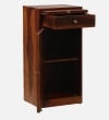 Vernia Sheesham Wood Bar Cabinet In Honey Oak Finish