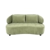 Henry Boucle 2 Seater Sofa in Pista Green  Color