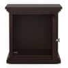 Weave Solid Wood Bedside Table in Mahogany Finish