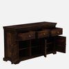 Sheesham Wood Sideboard In Scratch Resistant Provincial Teak Finish