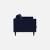Tharoli Velvet 2 Seater Sofa Navy Blue Colour