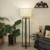 Blender Beige Jute Floor Lamp with Beige Jute Base