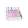 Pattern Dreams Bunk Bed with Storage in White Colour BKBB017