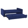 Medas 3 Seater Pull Out Sofa cum Bed  in Navy Blue Colour