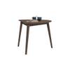 Scandinavian Khasa Dining Table Brown Cocoa Finish