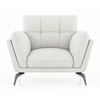 Vetra 1 Seater Leather Sofa In White