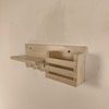 Tulip Wooden Wall Shelf Organiser With Key Holders