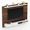 Bluewud Lami Engineered Wood Tvcabinet In Brown Maple & White Finish