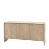 Myr Solid Mango Wood Sideboard with 3 Door in White Wash Finish