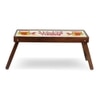 Masala Breakfast Solid Wood Breakfast Table/Tray In Multicolour