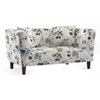 Janet 2 Seater Fabric Loveseat In Adrian Velvet Colour