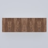 6 Doors Modular Wall Mounted Kitchen Cabinet With Adjustable Shelf In Cochwood Brown Finish