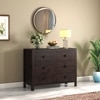 Magellan Solid Wood Chest of 6 Drawers in Mahogany Finish