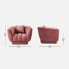Exalt Fabric Sofa (Pink)