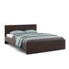Aaron Bed Without Storage in Choco Walnut Finish