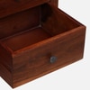Sheesham Wood Sideboard In Scratch Resistant Honey Oak Finish