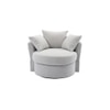 Cloro Velvet Accent Chair in Grey Colour