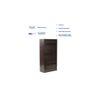 Hayao 3 Tier Book Shelf in Wenge Finish