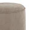 Toledo Upholstered Puffy in Beige Colour