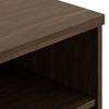Misosa Engineered Wood Bedside Table in Californian Walnut Finish