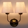 Devansh Metal Electric Wall Light in Gold Colour with Multo Shade Count of 2 Lights