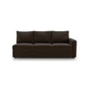 Apollo Compact Sofa (Colour : Chocolate, Cushion : Hard, Seating Capacity : Left Aligned 3 Seater + Left Aligned Chaise)