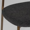 Yoho Solid Wood Dining Table with Four Chairs and Bench in Gold Finish