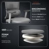 Kepler Brooks Imperia Pro Premium Office Chair in Grey Colour