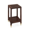 Sera Solid Wood Side Table in Mango Walnut Finish