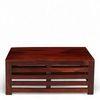 Erickson Sheesham Wood Contemporary Rectangle Coffee Table In Honey Finish