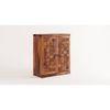 Scandi Bar Cabinet in Honey Finish