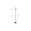 Leighton Black Glass Shade Floor Lamp