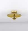 BERK Brass Finish Metal Ceiling Light