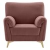 Osbert Velvet 2 Seater Sofa in Pink Color