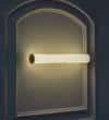 CAPOTE Integrated LED Brass Wall Light with White Alabaster