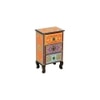 Aria Solid Wood Hand painted End Table In Multicolour