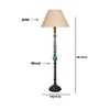 Devansh Wooden Floor Lamp