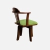 Vanilla Revolving Chair in Mint Green Colour