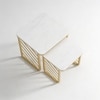 Compact Metal Side Table in Gold Colour