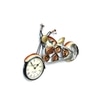 Craft Tree Metal Handpainted Decorative Bike  Clock Showpiece Dial Size 6''