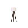 Xander White Cotton Shade Floor Lamp