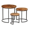 Chelli Solid Wood Nested Tables - Set of 3