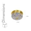 Hanna Brass and Glass Ceiling Light