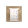 Satya Engineered Wood Queen Size Bed In White Finish