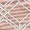 Imperial Knots Ivory and Rust Hand Woven Dhurrie 4x6 Feet