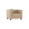 Windsor Luxe 1 Seater Fabric Sofa in Sandshell Beige Colour
